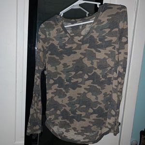 Camo Long Sleeve Tshirt